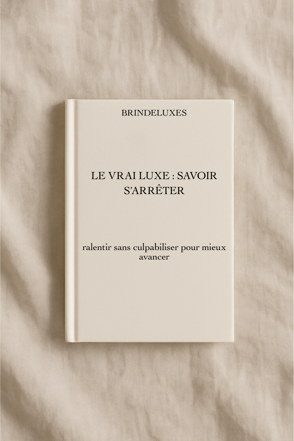 E-book Le vrai luxe savoir s'arrêter